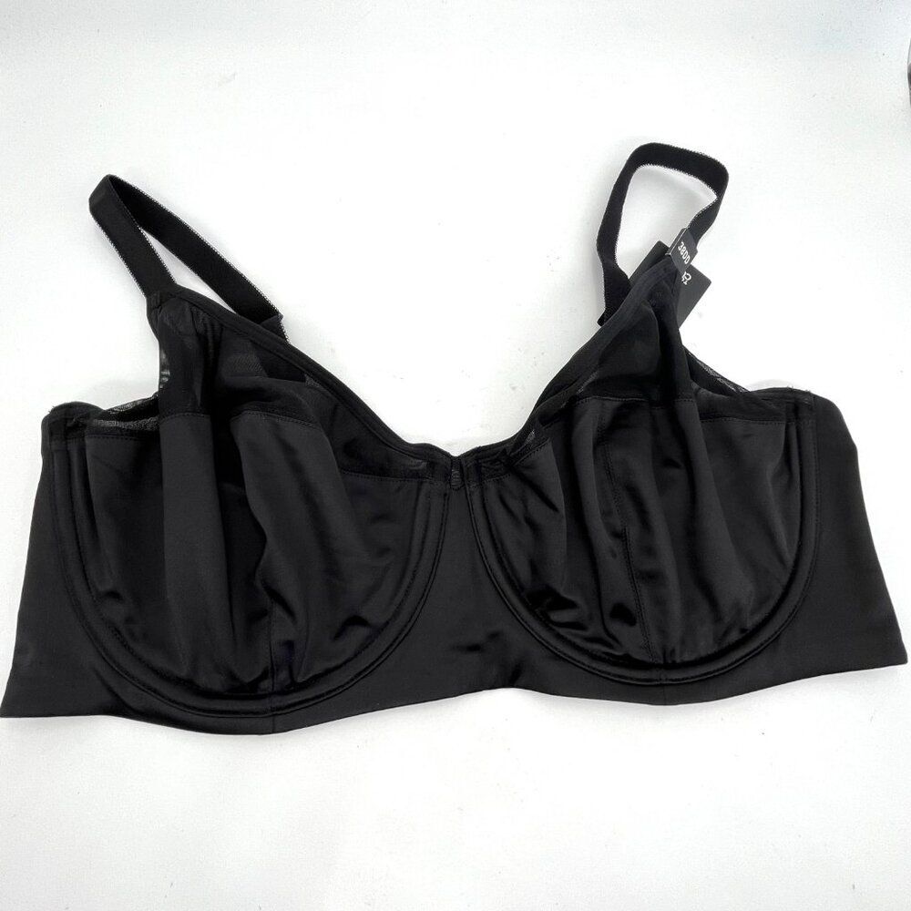 New Torrid Black Bra with Mesh - Size 38DD